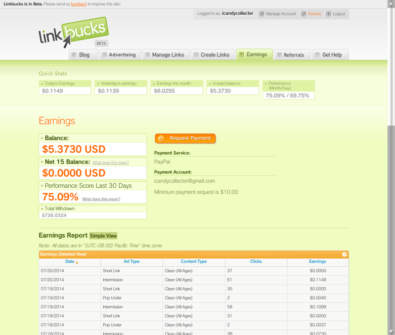 Make money online with linkbucks